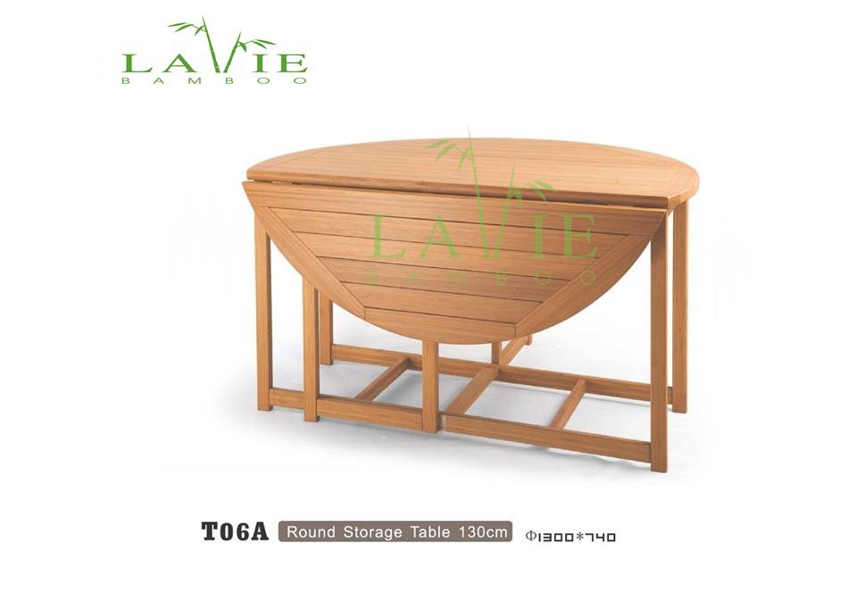 ban ngoai troi tre vo cuc T06A Bàn ghế ngoài trời Tre Vô Cực