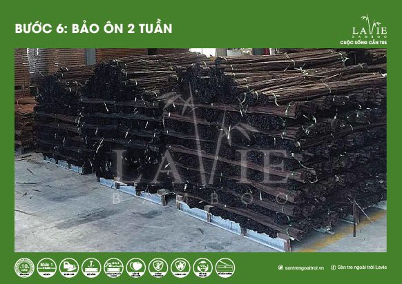 san xuat tre 7 lavie bamboo min Quy trình sản xuất Vật liệu tre ngoài trời Lavie Bamboo