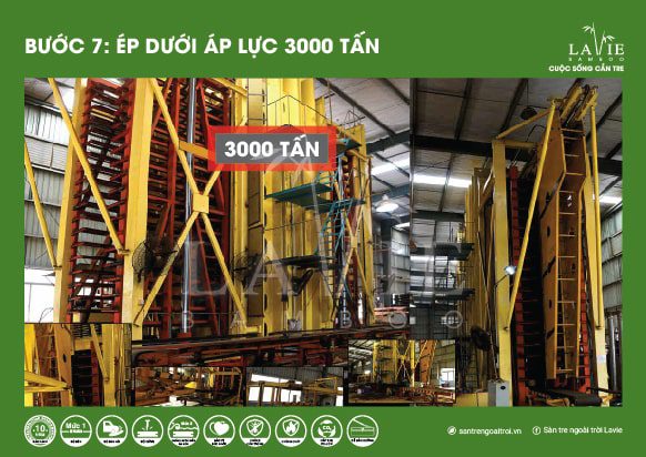 san xuat tre 8 lavie bamboo min Quy trình sản xuất Vật liệu tre ngoài trời Lavie Bamboo