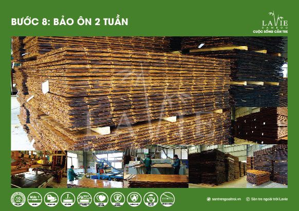 san xuat tre 9 lavie bamboo min Quy trình sản xuất Vật liệu tre ngoài trời Lavie Bamboo