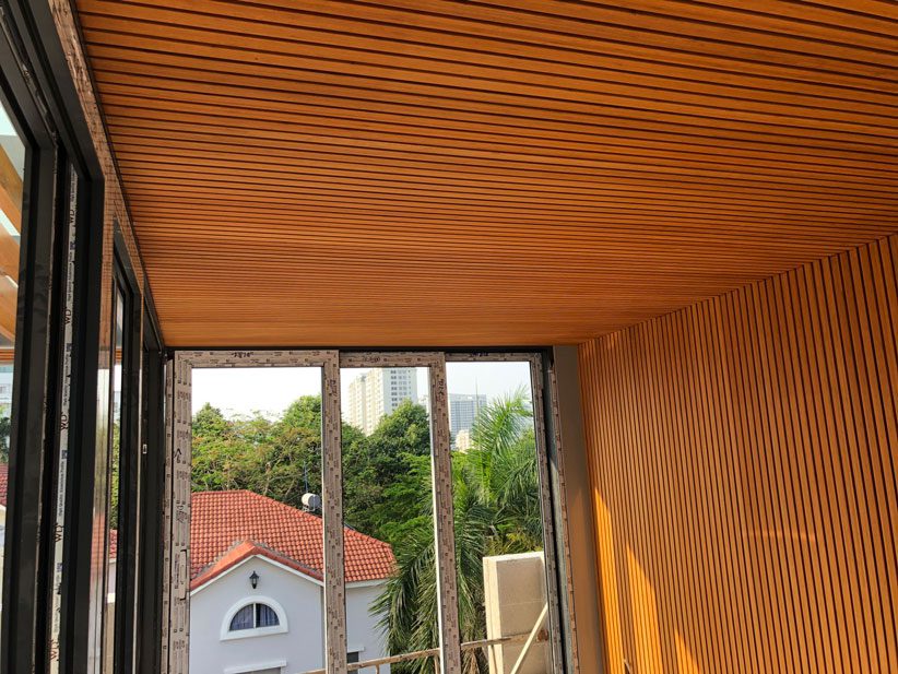biet thu phu my hung lavie bamboo tam op tre vo cuc trong nha Tấm ốp Tre Vô Cực trong nhà