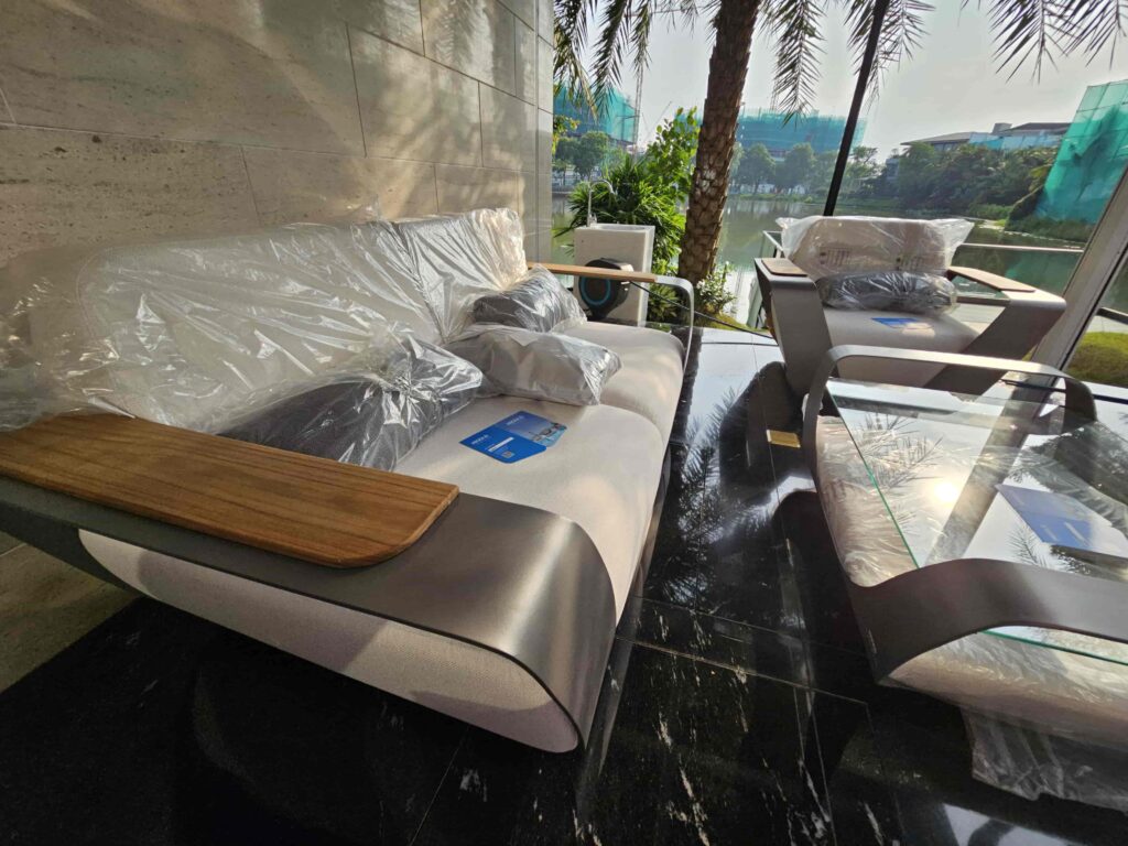 sofa ngoai troi cao cao bt ecopark 4 BIỆT THỰ ĐẢO 6 ECOPARK