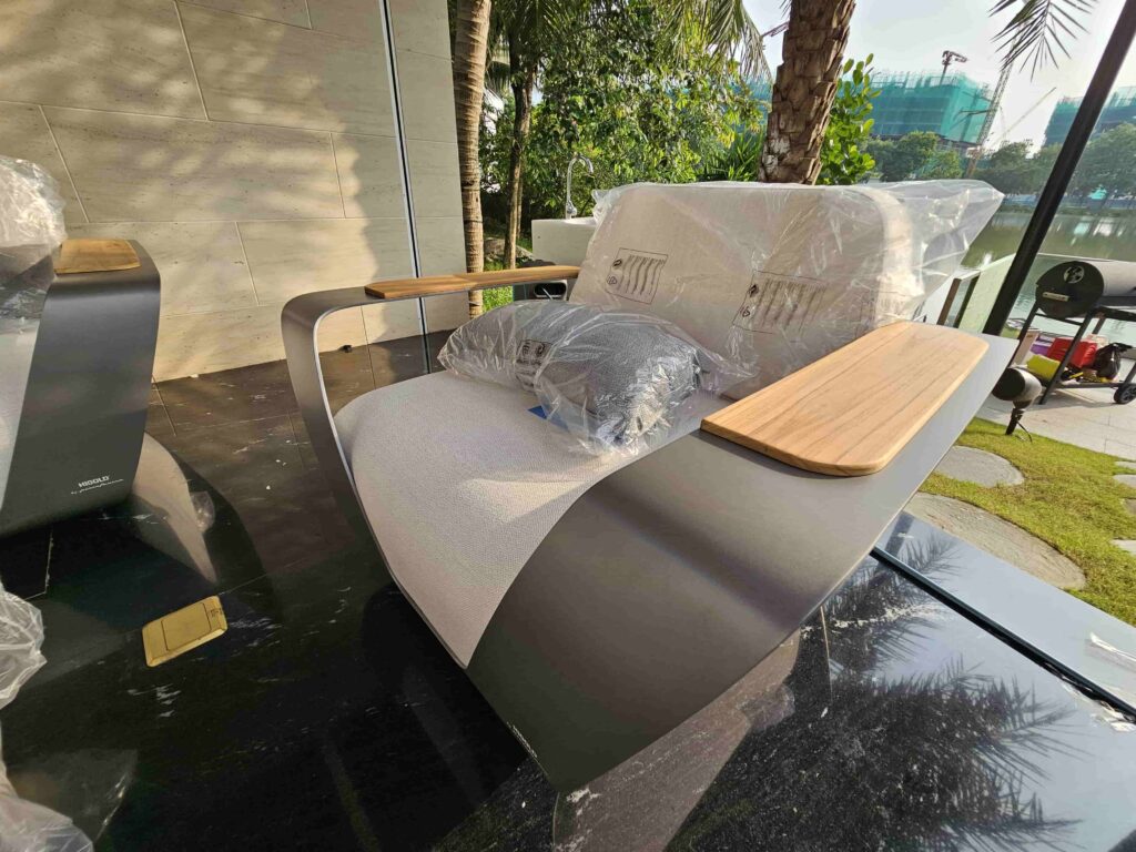 sofa ngoai troi cao cao bt ecopark 6 BIỆT THỰ ĐẢO 6 ECOPARK