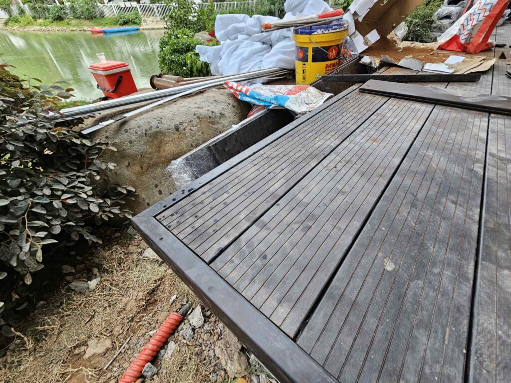 thi cong san tre bt vinhomes 6 BT BẰNG LĂNG VINHOMES