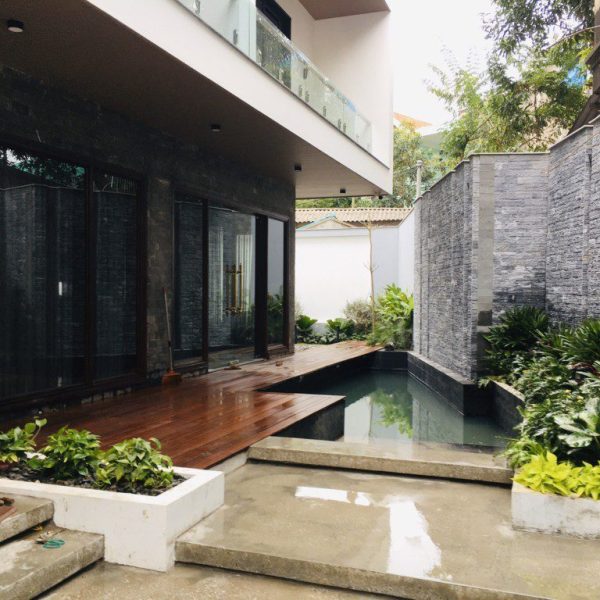 sàn gỗ tre tự nhiên thái nguyên villa